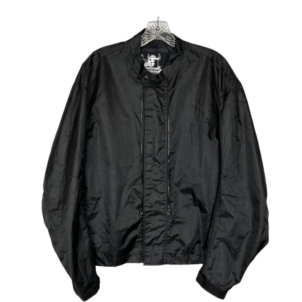 Speed and Strength SSGear Mens Black Motorcycle Jacket Lightweight Zip size L